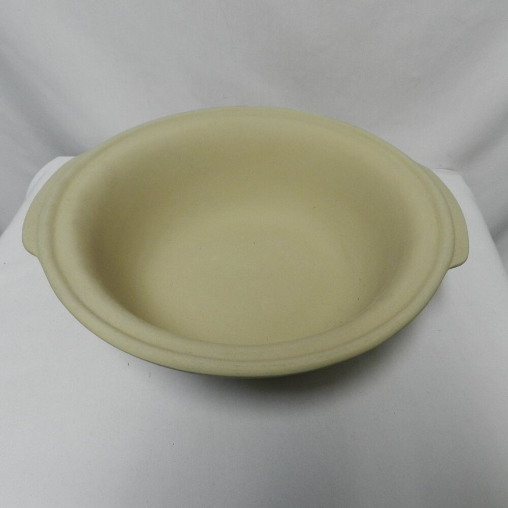 Vintage Pampered Chef Heritage 1450 Stoneware Baking Bowl large 12.5" x 4.5" NEW